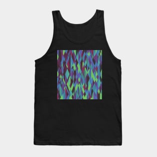 Geometric Line Pattern Tank Top